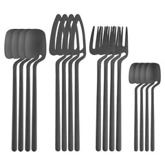 Stainless Steel Reusable Cutlery Set Long Handle Tableware