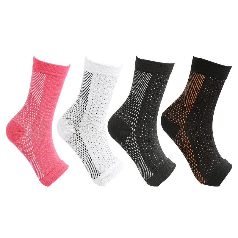High Elastic Ankle Brace Toeless Compression Sock for Comfort & Fatigue Relief