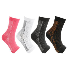 High Elastic Ankle Brace Toeless Compression Sock for Comfort & Fatigue Relief