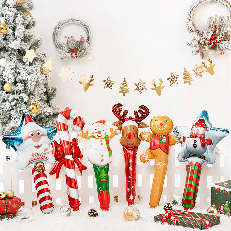 Christmas Aluminum Film Balloons for Boys and Girls