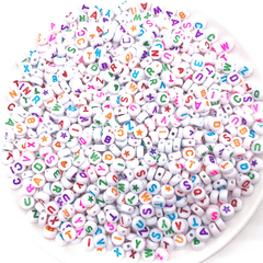 100pc Acrylic Random Letter Beads for Bracelet Making Kit