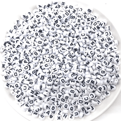 100pc Acrylic Random Letter Beads for Bracelet Making Kit