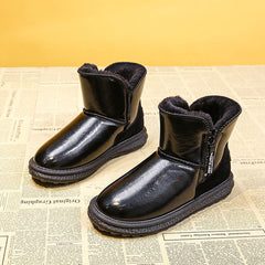 Stylish Women's Winter Boots Slip On Ankle High Snow Shoes