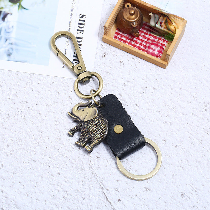Durable PU Leather Keychain for Adventures