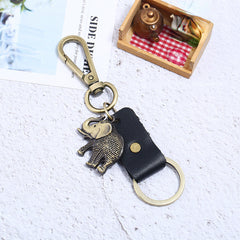 Durable PU Leather Keychain for Adventures