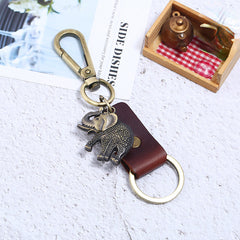 Durable PU Leather Keychain for Adventures