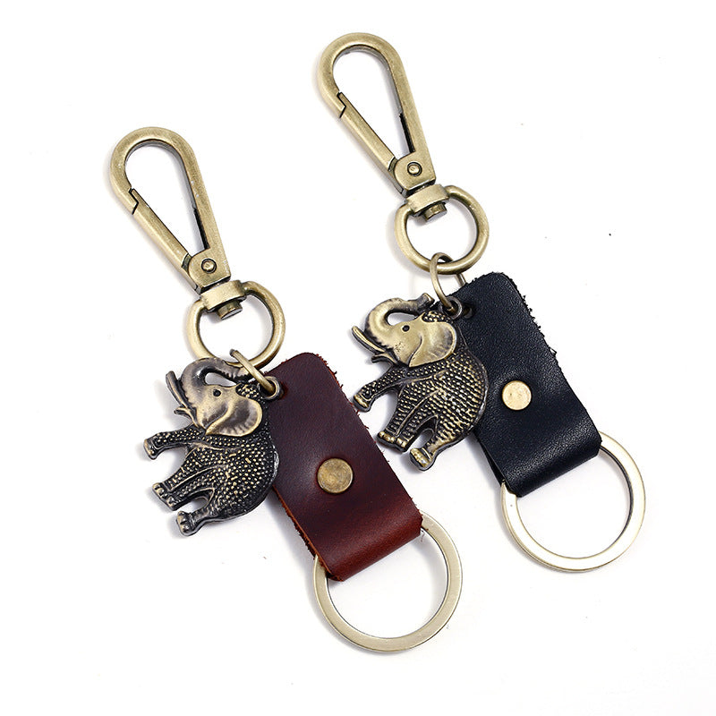 Durable PU Leather Keychain for Adventures