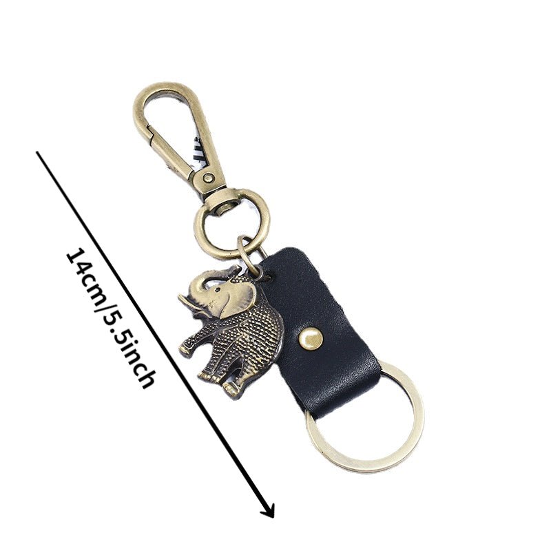Durable PU Leather Keychain for Adventures