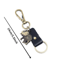 Durable PU Leather Keychain for Adventures