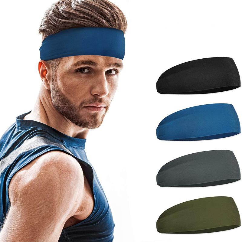 Men's Sports Headband Elastic Moisture Sweat Removal