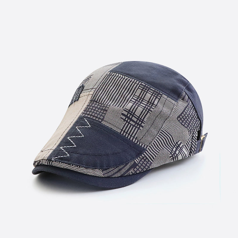 Anti Cough Splicing Lattice Duck Tongue Hat