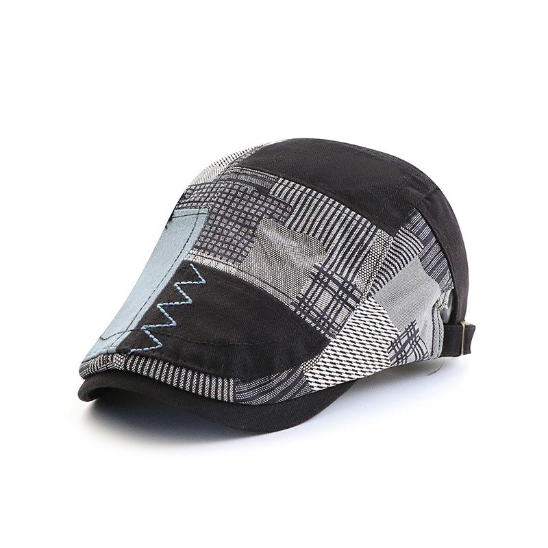 Anti Cough Splicing Lattice Duck Tongue Hat