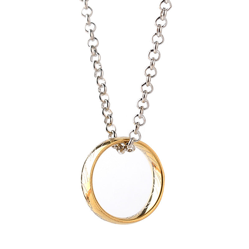 One Ring Of Power Elf Bilbo Baggins Gollum Tolkien Letter Necklaces