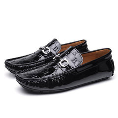 Men's Plaid Loafer Shoes Slip On B Sneakers