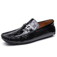 Men's Plaid Loafer Shoes Slip On B Sneakers
