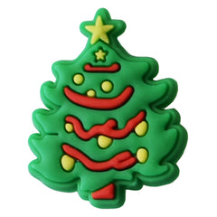 20pcs Christmas Shoe Charms For Clogs & Slides, PVC Decorations