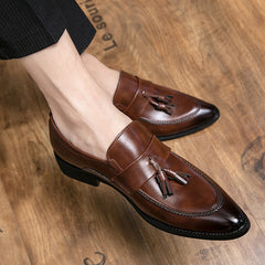 Men's Tassel Slip On Dress Shoes For Wedding Party