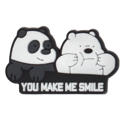 17pcs Panda Pattern Shoe Charms For Clogs Jigs Bubble Slides Sandals
