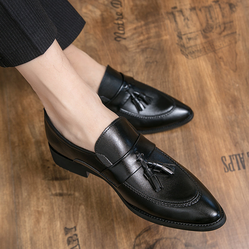 Men's Tassel Slip On Dress Shoes For Wedding Party
