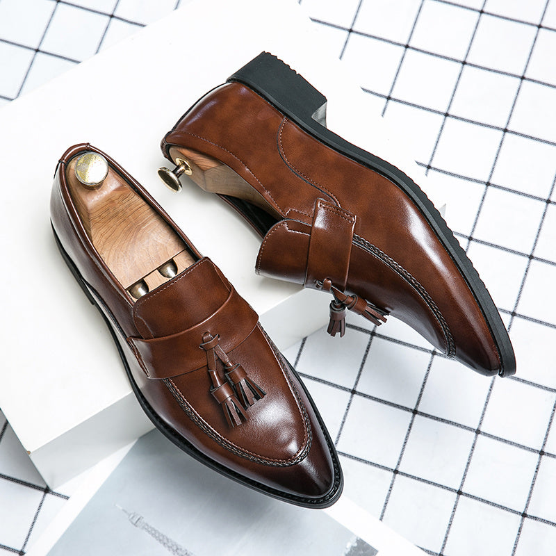Men's Tassel Slip On Dress Shoes For Wedding Party