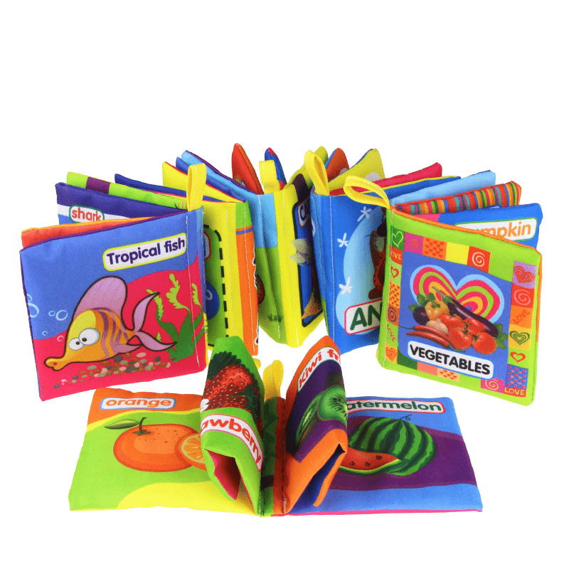 Fun 0-3 Year Old Baby Puzzle Cloth Book