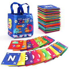 Infant Cognitive Card Cloth Book Baby Animal Number Development Toy