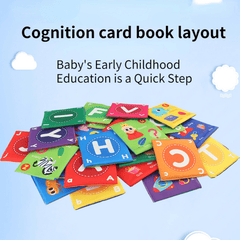Infant Cognitive Card Cloth Book Baby Animal Number Development Toy