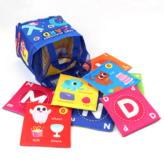 Infant Cognitive Card Cloth Book Baby Animal Number Development Toy