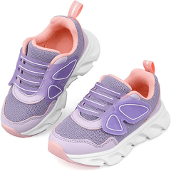 Girls Soft Sole Sneakers Lightweight Breathable Non-slip Running Shoes