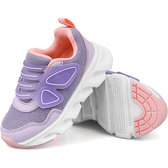 Girls Soft Sole Sneakers Lightweight Breathable Non-slip Running Shoes