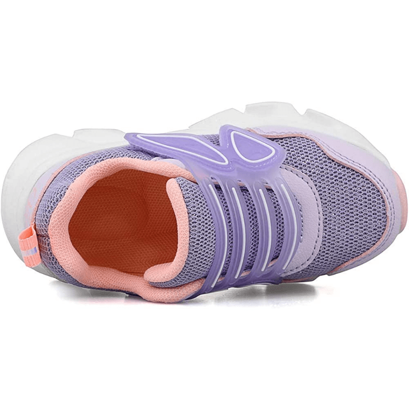 Girls Soft Sole Sneakers Lightweight Breathable Non-slip Running Shoes