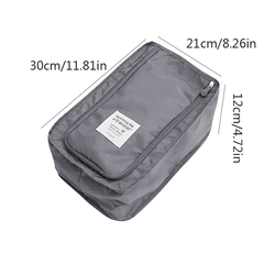 Portable Travel Shoes Storage Bag with Zipper - Luggage Packing Bag