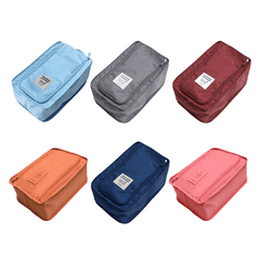 Portable Travel Shoes Storage Bag with Zipper - Luggage Packing Bag