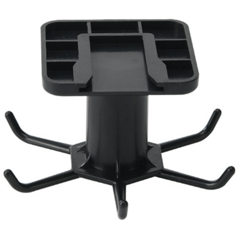 6 Hook Self Adhesive Kitchen Hooks for 360 Degree Rotation