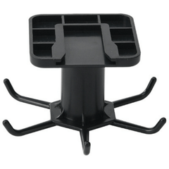 6 Hook Self Adhesive Kitchen Hooks for 360 Degree Rotation