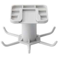 6 Hook Self Adhesive Kitchen Hooks for 360 Degree Rotation