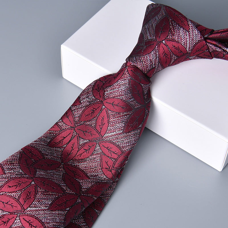 Men's Wedding Tie Set Paisley Necktie Handkerchief Cufflink Silk Formal Business