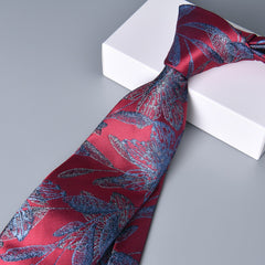 Men's Wedding Tie Set Paisley Necktie Handkerchief Cufflink Silk Formal Business