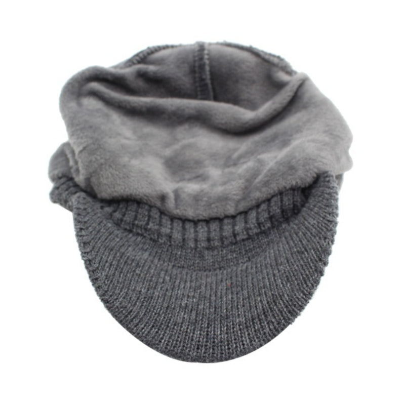 Winter Hats For Men Skullies Beanie Hat Winter Cap Men Women Wool Scarf Caps Set