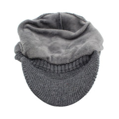 Winter Hats For Men Skullies Beanie Hat Winter Cap Men Women Wool Scarf Caps Set