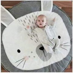 Rabbit Unicorn Round Play Pad Crawling Mat for Kids