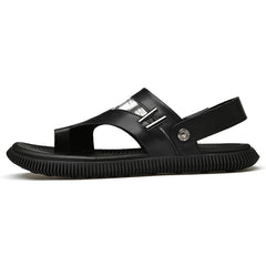 Men's Anti-skid Open Toe Sandals for Beach, Wear-resistant Flip Flops