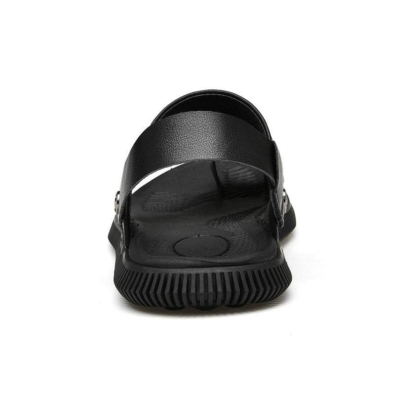 Men's Anti-skid Open Toe Sandals for Beach, Wear-resistant Flip Flops