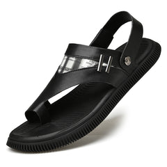 Men's Anti-skid Open Toe Sandals for Beach, Wear-resistant Flip Flops