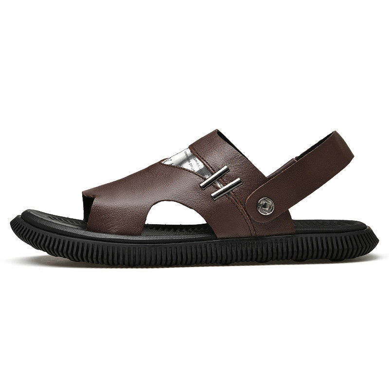 Men's Open Toe Sandals Anti skid Flip Flops Outdoor Beach