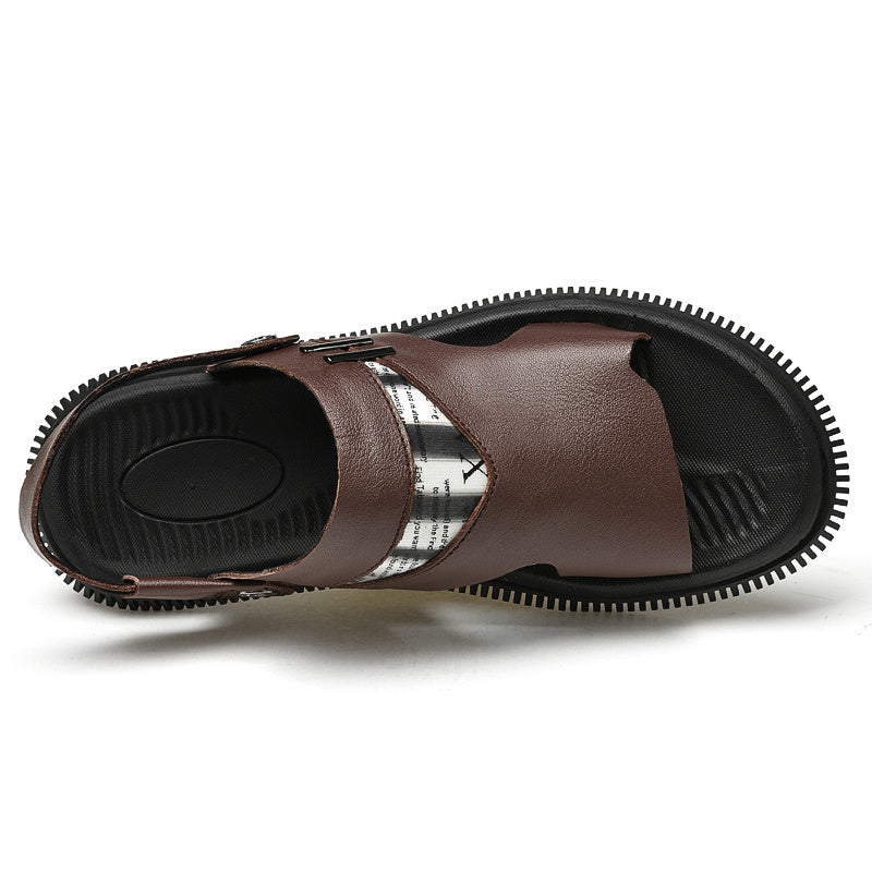 Men's Open Toe Sandals Anti skid Flip Flops Outdoor Beach