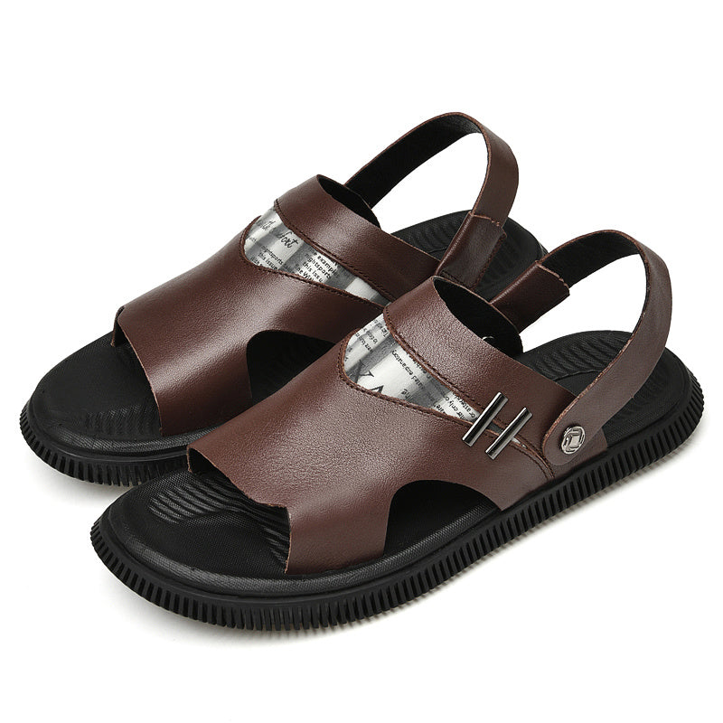 Men's Open Toe Sandals Anti skid Flip Flops Outdoor Beach