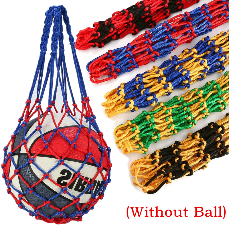 Colorful Football Basketball Bag Net Portable Foldable Sport Training