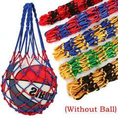 Colorful Football Basketball Bag Net Portable Foldable Sport Training