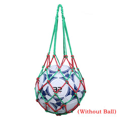 Colorful Football Basketball Bag Net Portable Foldable Sport Training